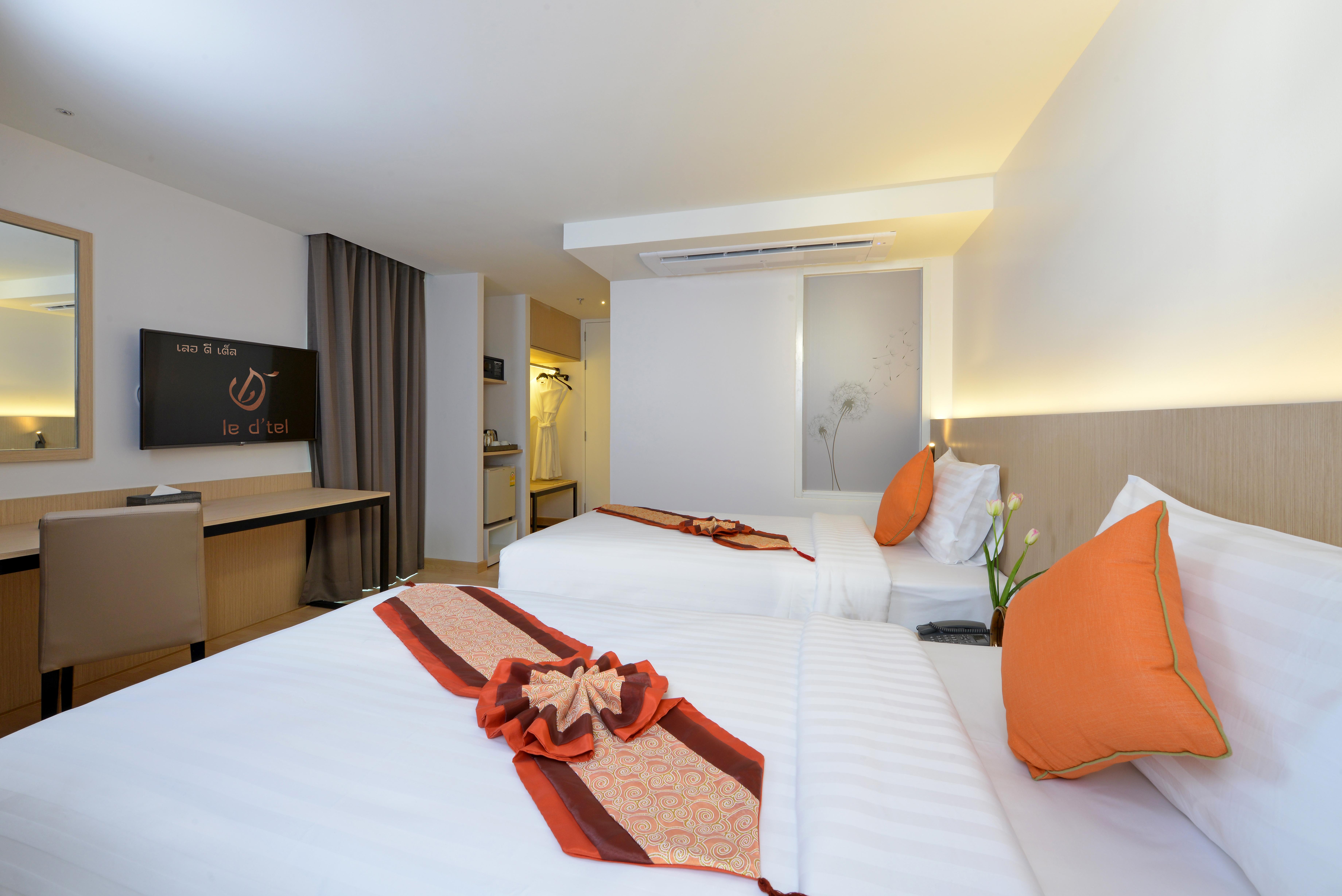 Le D'Tel Bangkok Hotel Exterior photo Deluxe Room