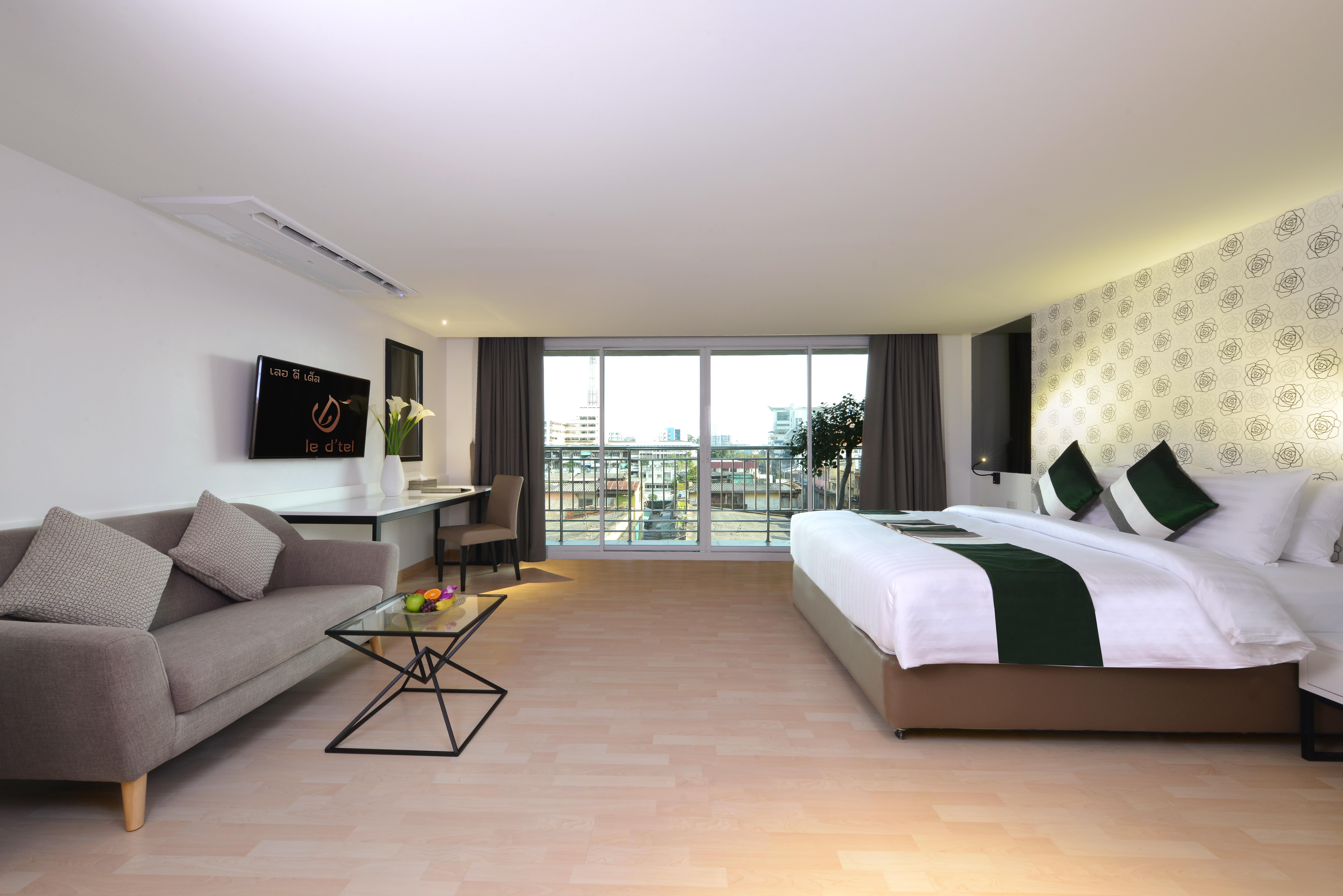 Le D'Tel Bangkok Hotel Exterior photo Deluxe Room